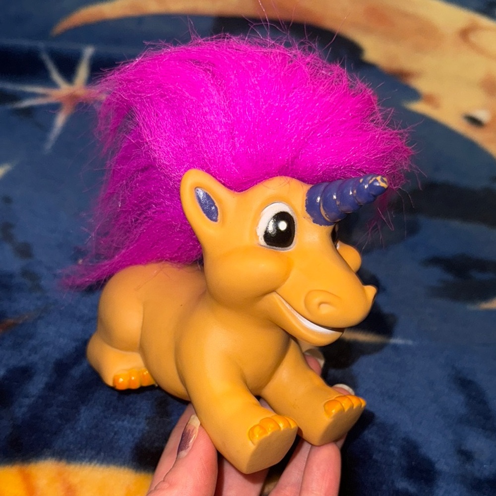 Vintage Troll Unicorn Doll Figure
1980's